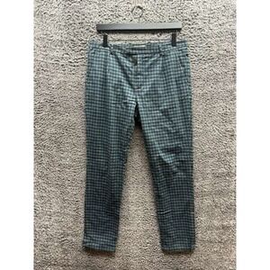 Paolo Pecora Milano Cotton-Blend Patterned Trousers Multicolor Mens Size 32 x 28